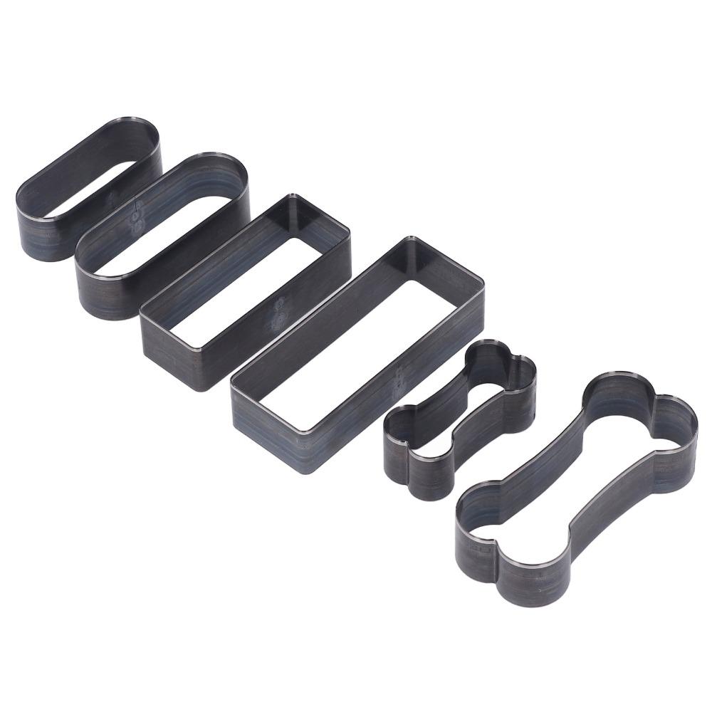 Bone Shape Leather Cutting Die Set Rectangle Craft Hole Puncher  Handmade DIY Leather Craft