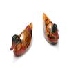 Resin Pair of Mandarin Ducks Chopstick Holder for Home Decoration Feng Shui Craft Display Ornament KTY