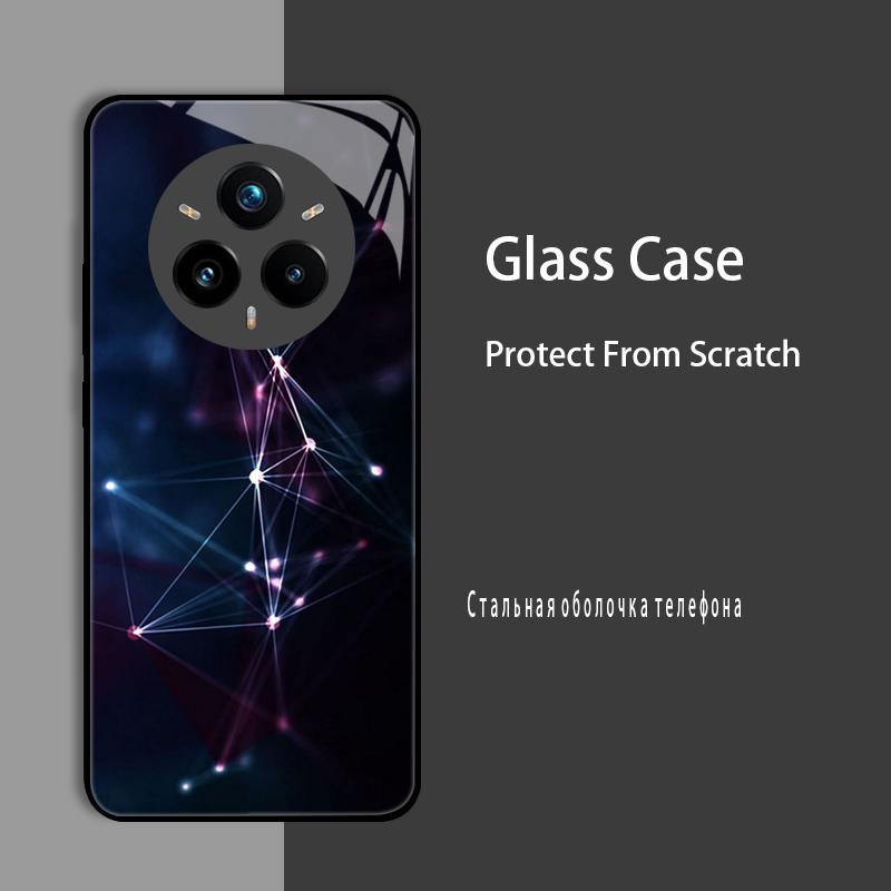Чехол-бампер из закаленного стекла для Realme 14 Pro Plus, Жесткий чехол-бампер для Realme 14X 13 Plus 12 Pro Plus GT7 Pro, Защитный чехол