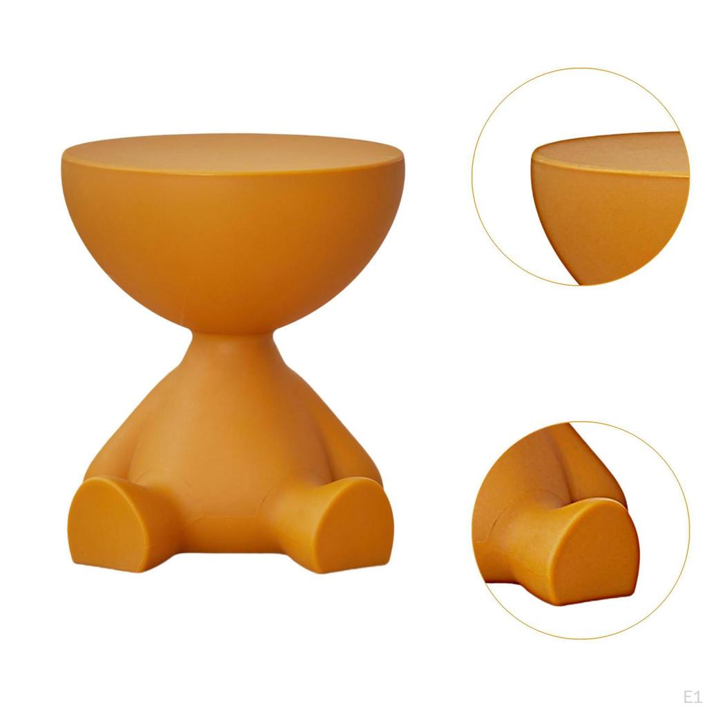 Compact Round Side Table for Indoor Use with Storage Ideal Bedroom And Balcony