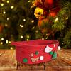 Рождественская корзина для хранения украшений в виде оленя, милый органайзер для стола, рождественский декор, подарочная сумка для