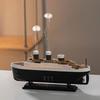 Titanic Ship Model Decoration Air Humidifier 250Ml Essential Oil Diffuser Jellyfish Smoke Ring Spray Aroma Diffuser For Home