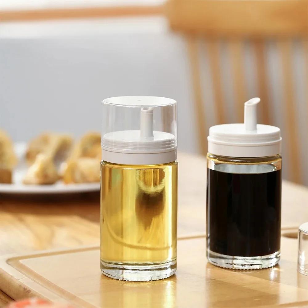 FaSoLa Glass Oil Bottle Mini Soy Sauce Organizer Leak Proof Shaker Cooking Seasoning Oil Dispenser Kitchen Supplies