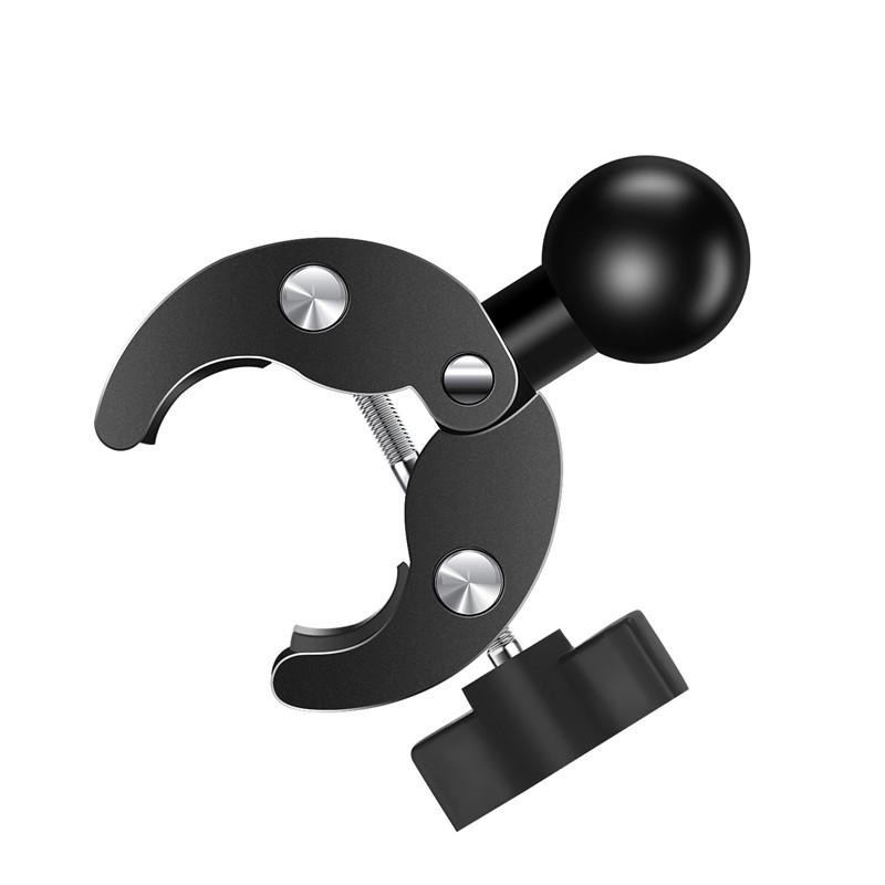 Держатель с двойным шаровым зажимом, крепление на руль, для велосипеда, мотоцикла, удлинитель, палка для GoPro 13 12 11 10 Insta360 X4 DJI Action 4