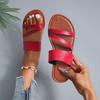 New Flat-bottomed Slippers Women's Summer Wear Versatile Style Beach Fashion Slippers Women's Non-slip