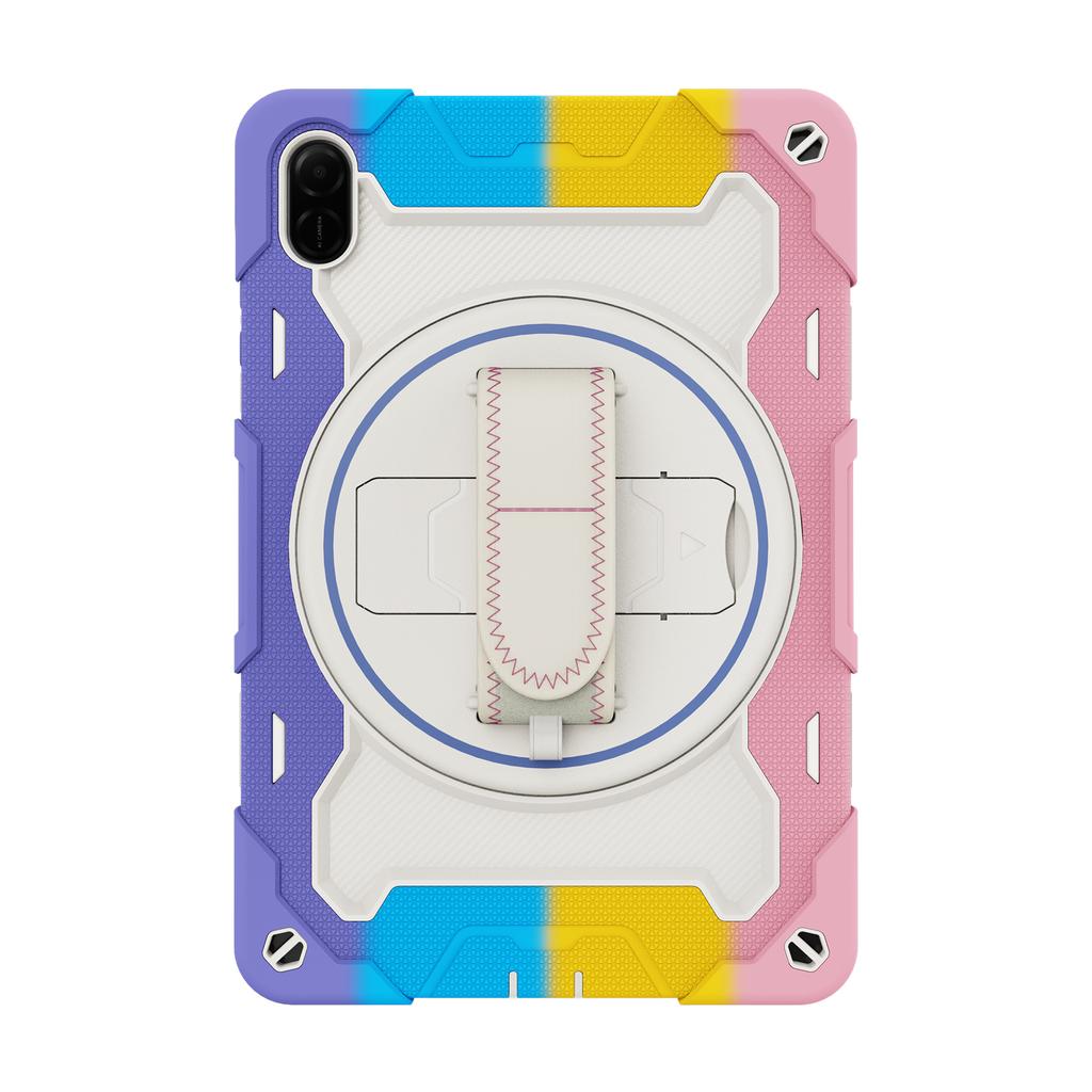 Чехол для Honor Pad X9/X8a с подставкой, ручным ремешком, из ПК+силикона, чехол для планшета