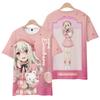 Game Cosplay Fate/kaleid liner Prisma Illya Summer Anime T Shirt Summer Men T-Shirt