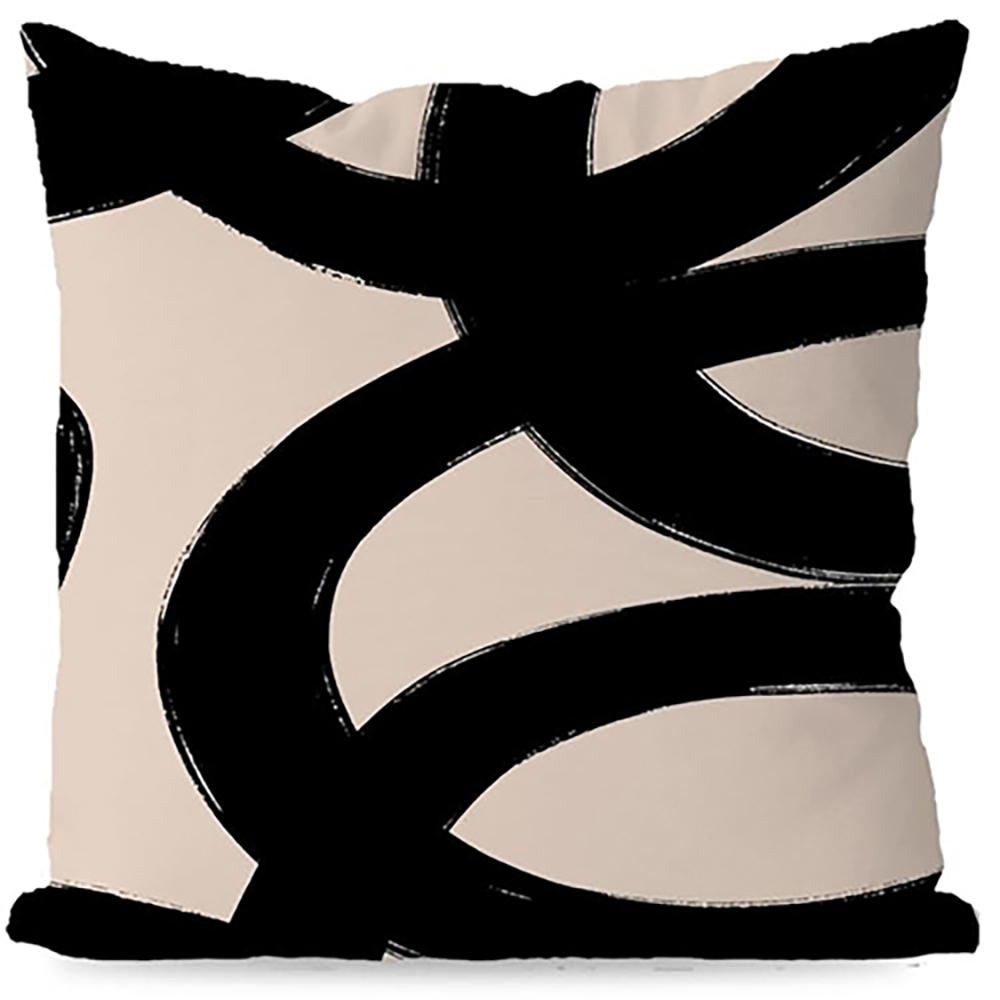 Black and White Geometric Pattern Pillow Covers Set ,,sofa and chair cushion covers, home bedroom room decoration