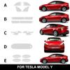 Для Tesla Model Y 2024 Треугольная защитная пленка для двери автомобиля PPF TPU Прозрачная наклейка для тюнинга Пленка 8.5mil