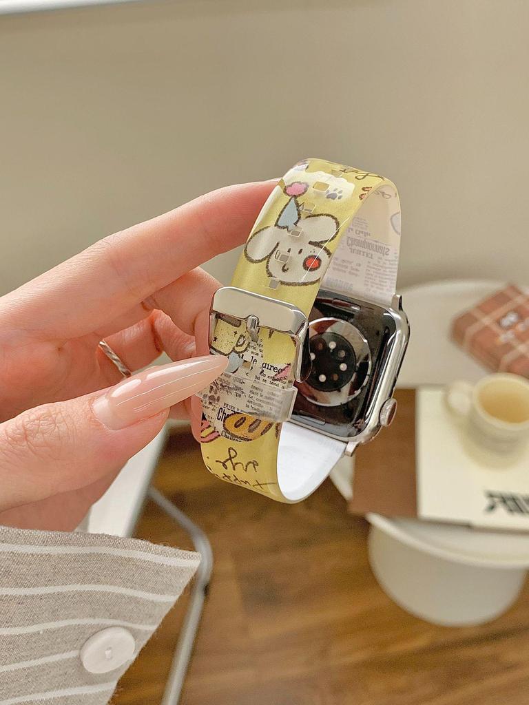 Мультяшный ремешок для часов Apple 11-го поколения iWatch, Huawei Fit43 и Xiaomi 9Pro