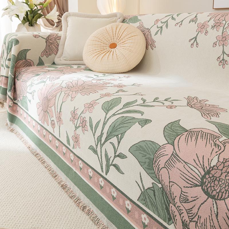 Полотенце для дивана из синели, универсальный универсальный чехол для дивана Four Seasons, пылезащитный чехол для гостиной, цельный диван, большой тканевый чехол