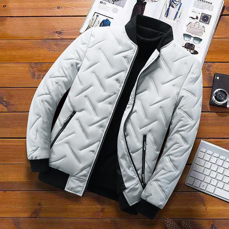 Men's Casual Slim Leisure Sport Tracksuits Fashion Winter Outdoor Sportwears Jacket