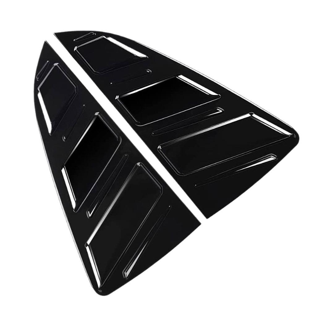 2009-2021 Volkswagen Polo Задняя треугольная оконная решетка Декорация Ярко-черная