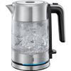 Стеклянный чайник - RUSSELL HOBBS - Компактный домашний - 0,8 л - 2200 Вт - Энергосберегающий - Светодиодное освещение - Автоматическое открывание