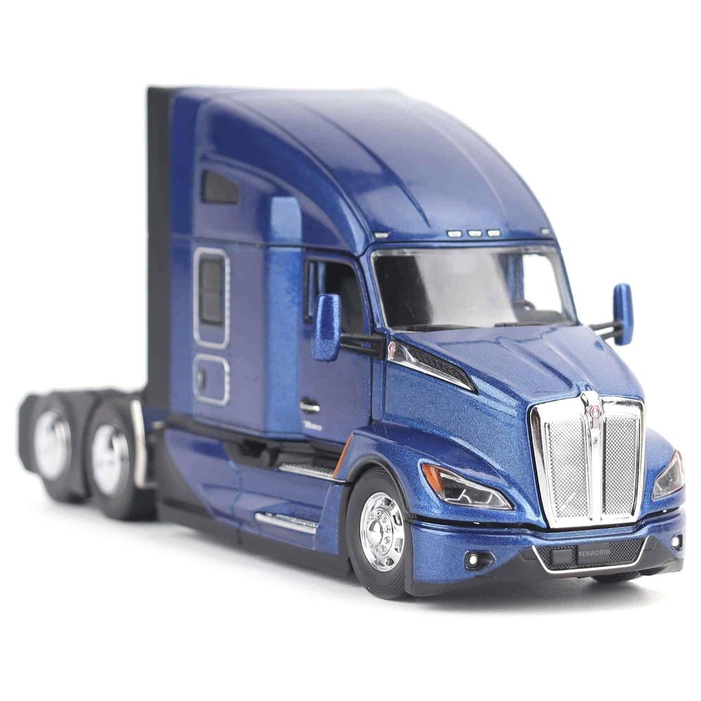 Diecast Masters | Kenworth T680 - Насыщенный лазурный | 1:Официально лицензированный литой полуприцеп масштаба 50 | Модель 71108