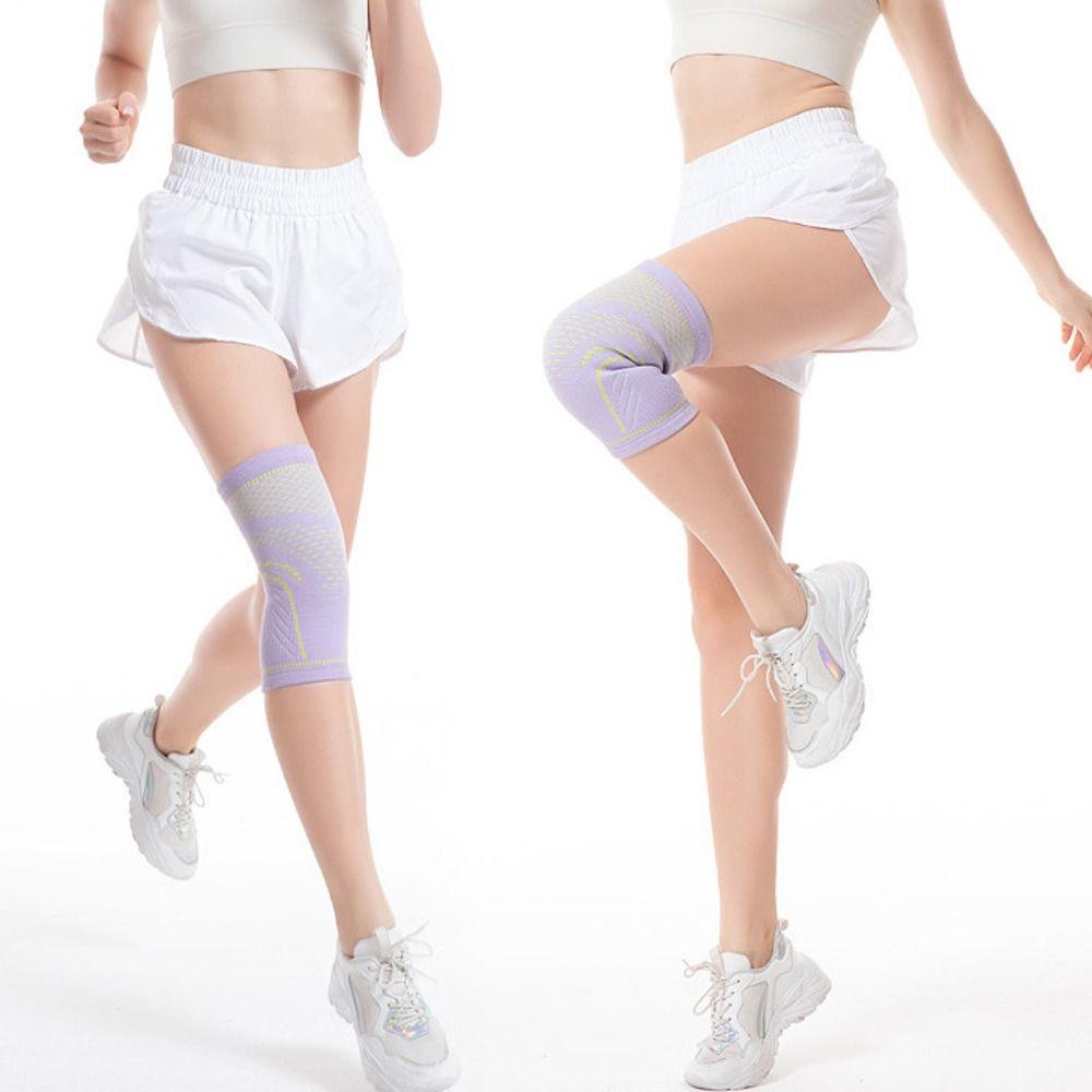 Wear-resistant Knee Support Sleeves Imitation Nylon Compression Knee Sleeve Basketball Volleyball