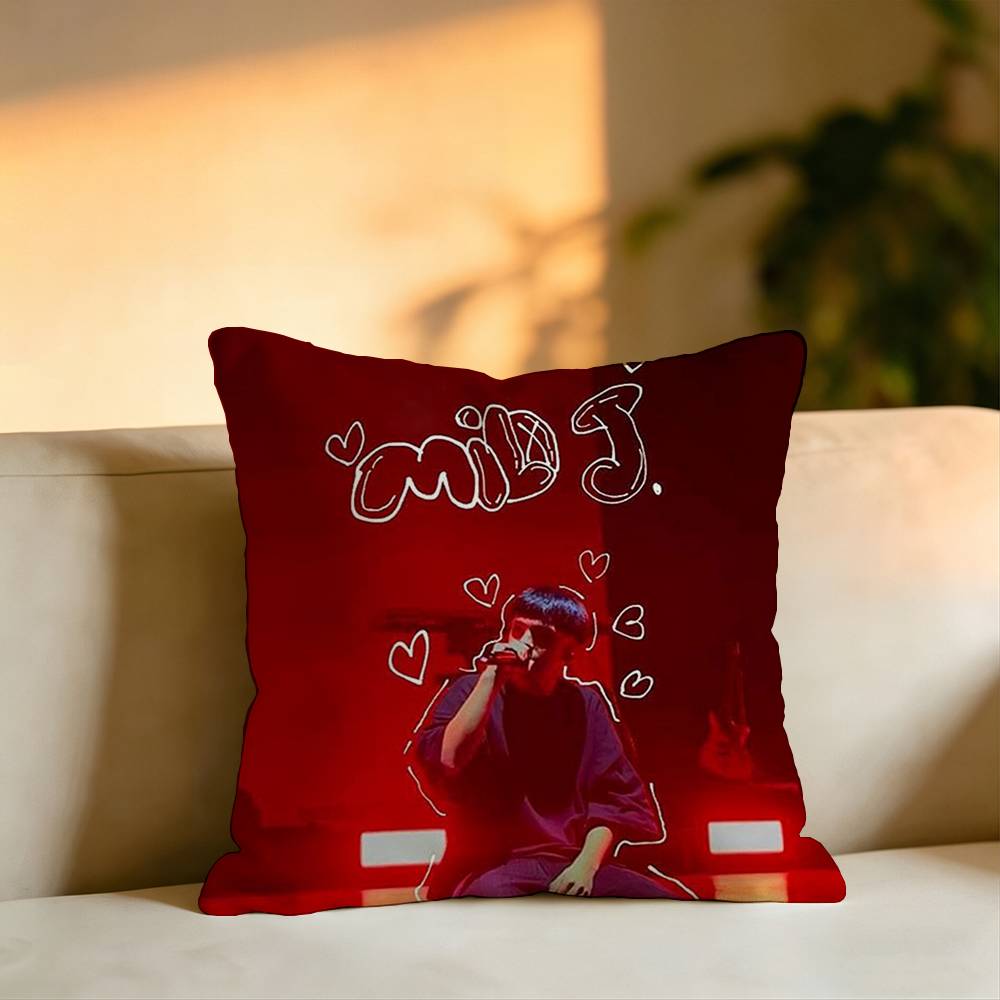 MMilo J La Vida Era Mas Corta Pillow Case Square DoubleSided Sofa Cushion Cover Bedroom Bedside Pillow