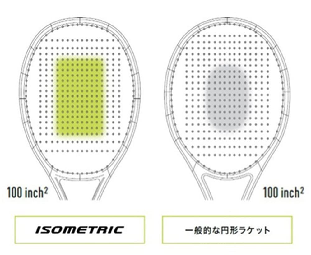 YONEX Жесткая теннисная ракетка Astrel 120 03AST120 серо-белый G1 (305)