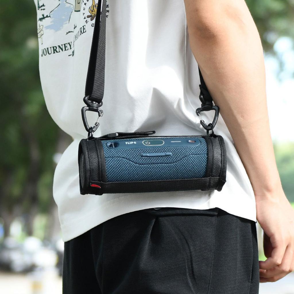 Нейлоновый чехол для колонки для JBL Flip 6 Беспроводной чехол для колонки Дорожный портативный Альпинистский Ударопрочный чехол для колонки