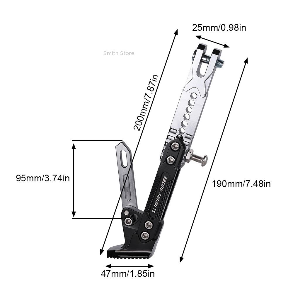 Подножка для мотоцикла, кронштейн для боковой подставки, опора для парковочного костыля, держатель для пит-байка, аксессуары для мотоциклов, универсальные