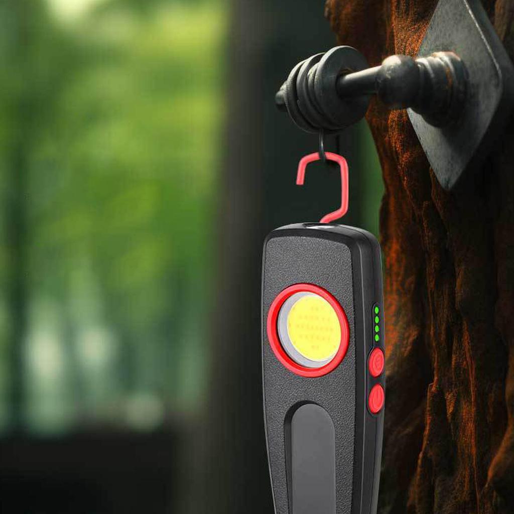 Portable Work Light Portable Rechargeable Work Light Foldable Lamp Magnetic Cordless Flashlight For Outdoor Camping Automotive