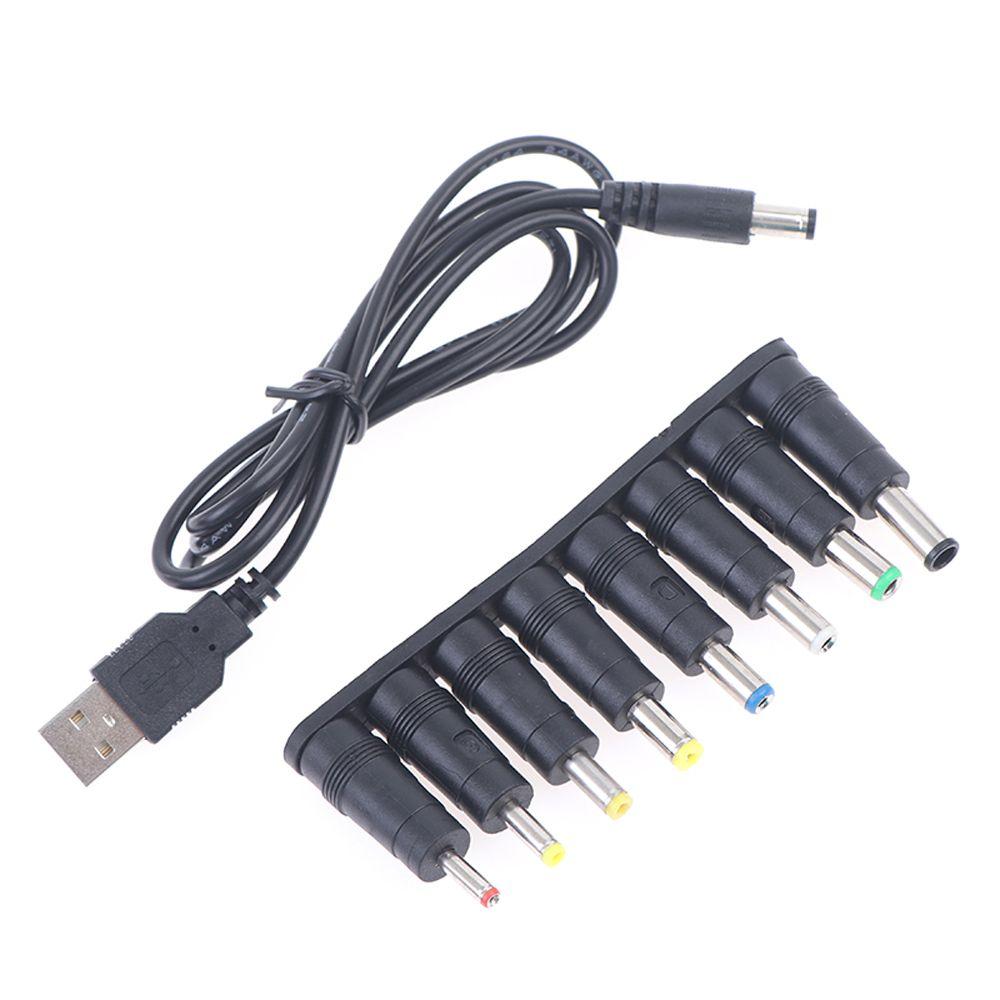 Шнур питания Разветвитель-хаб Сменные вилки USB на DC-разъем Адаптер питания DC DC-разъем