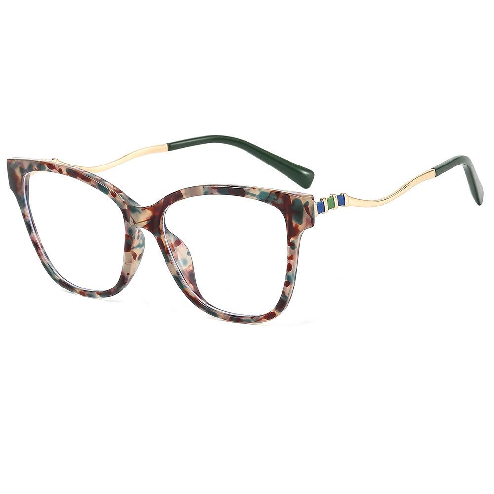 TR90 Frame Fashion Blue Light Blocking Glasses Retro Brand Designer Cat Eye Optical Eyeglasses Women Computer Eyeglasses Girls