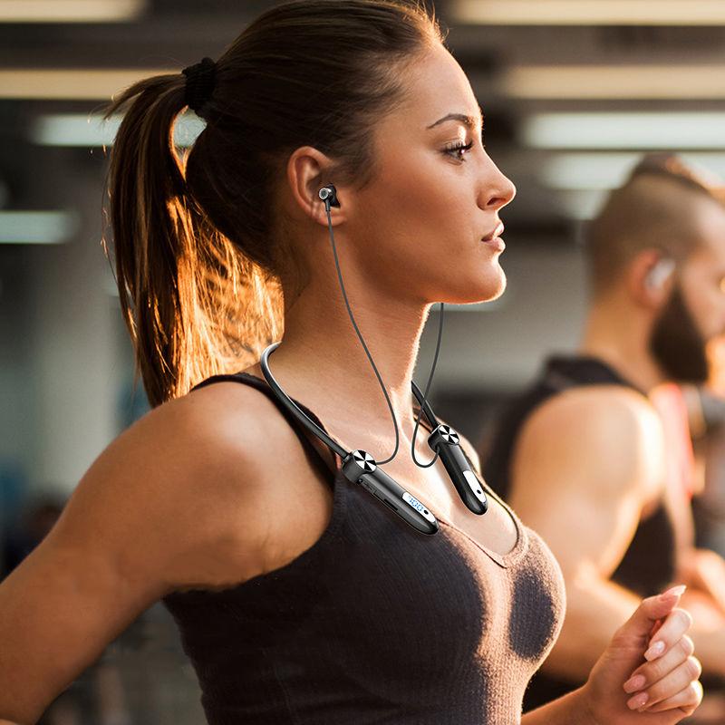 Waterproof Wireless Bluetooth5.3 Neckband Earphones Sport Magnetic Headset In Ear Earbuds Stereo Headphones For IOS Android Phone