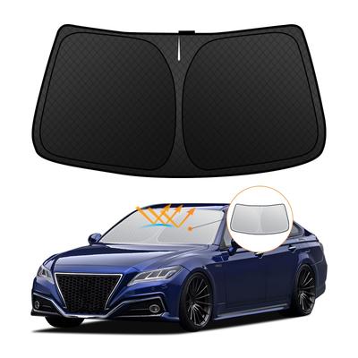 Toyota Crown 220 Серия Переднее ветровое стекло Солнцезащитный козырек УФ Без присосок Легкий Тепло Летний УФ Легкая установка и Салон с сумкой для хранения [Улучшенный