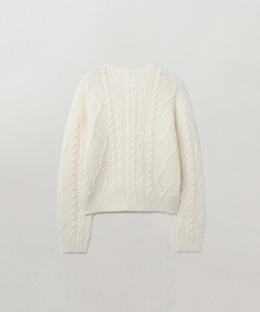 MOAT Ordinary Cable Knit (Cream Ivory)