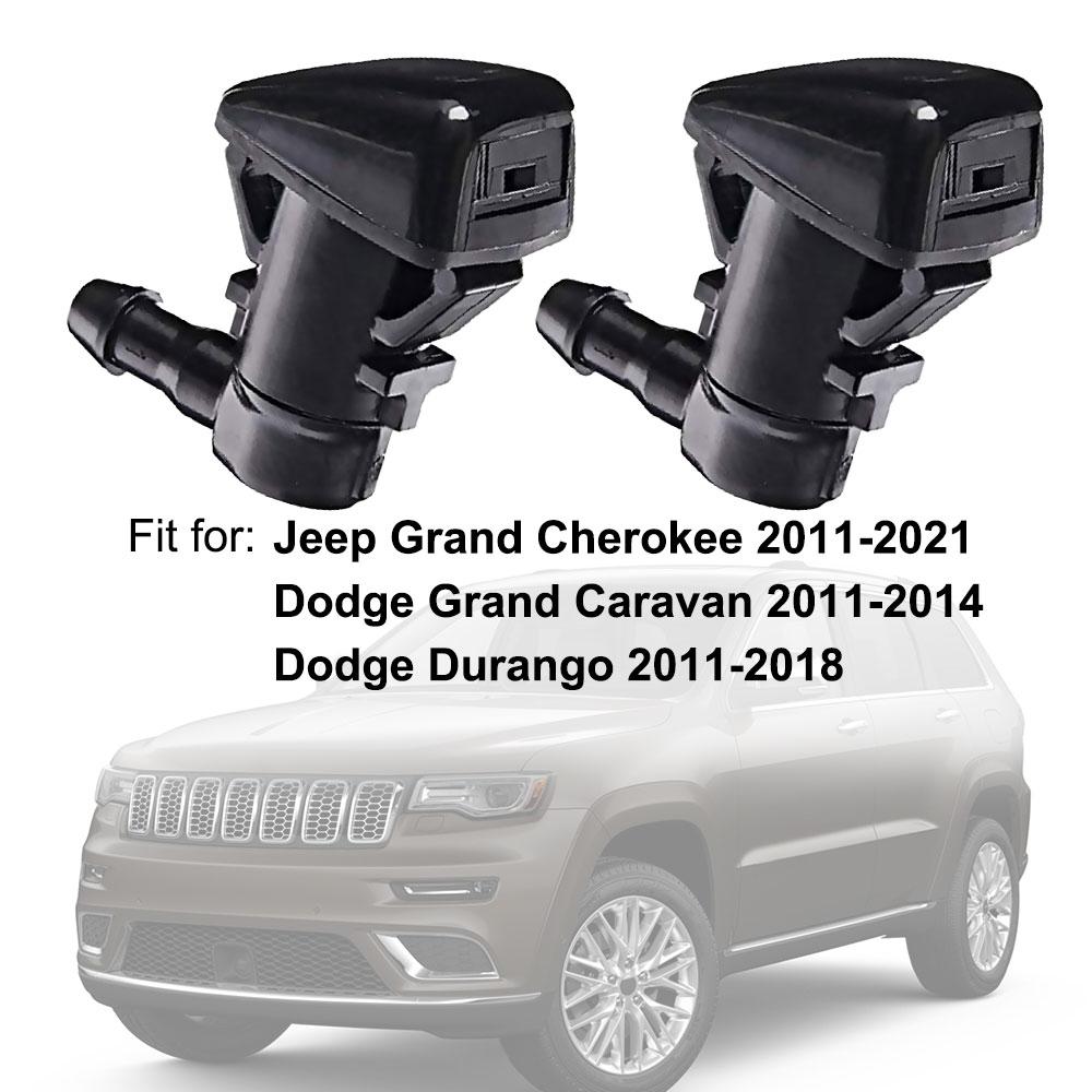Форсунка стеклоомывателя лобового стекла, форсунка стеклоочистителя для Jeep Grand Cherokee для Dodge Grand Caravan / Durango # 68269108AA 55372143AB
