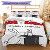 Bob Bobek Bedding Quilt Set Quilt Cover Pillowcase Home Decoration Birthday Gift (1 * duvet cover + 2 * pillowcase, without core)