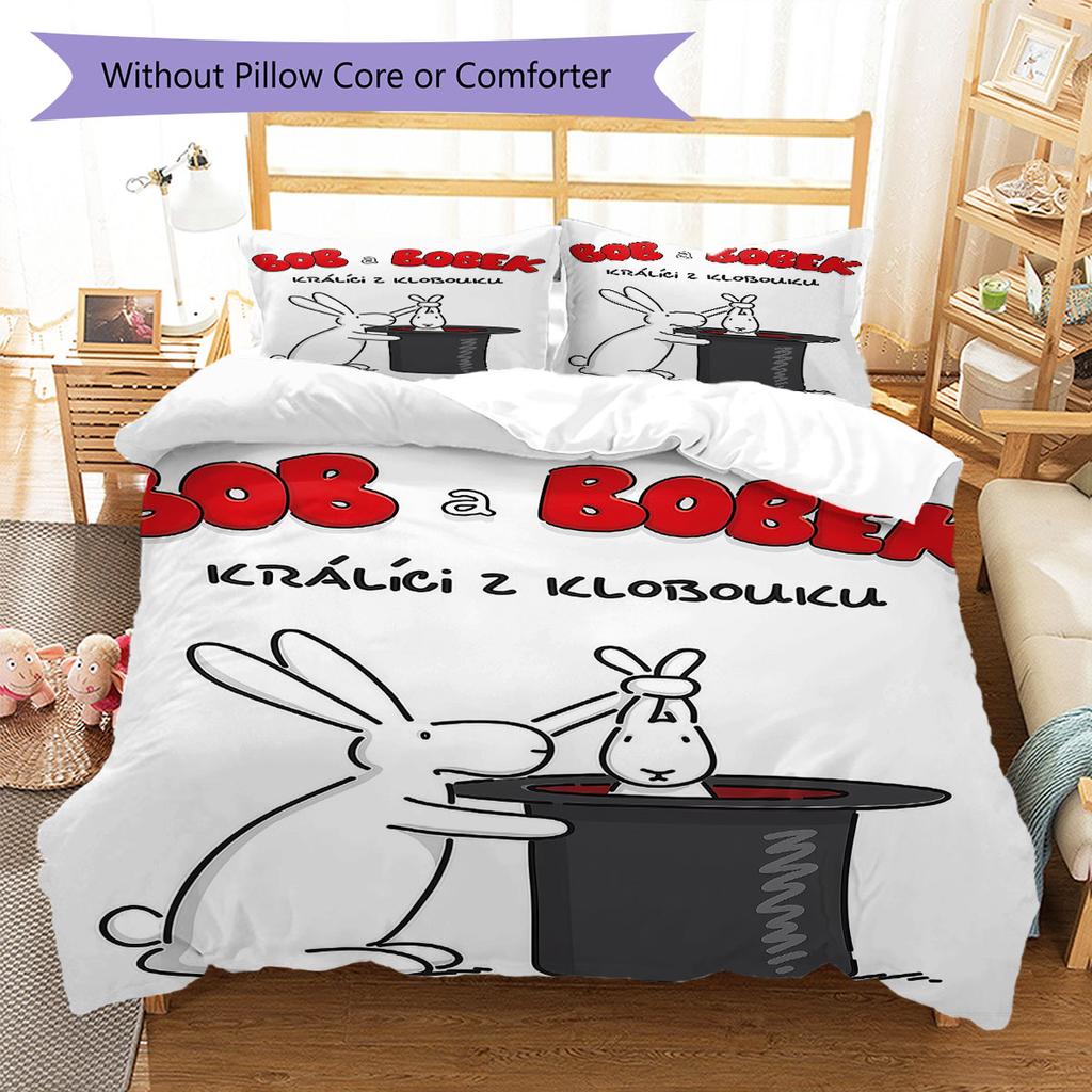 Bob Bobek Bedding Quilt Set Quilt Cover Pillowcase Home Decoration Birthday Gift (1 * duvet cover + 2 * pillowcase, without core)