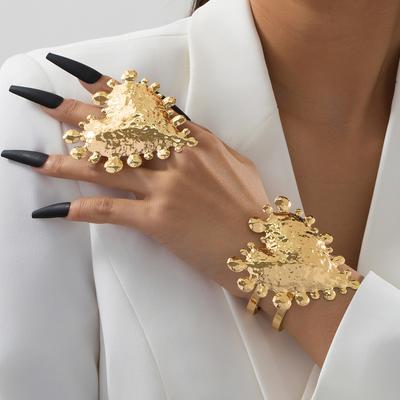 Модный креативный дизайн, набор женских колец-браслетов в форме сердца