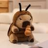 Cute Capybara Cosplay Bee,Dinosaur,Pig,Rabbit,Shark,Cockroach Doll 20cm Capybara Plush Toy Nose Pull Line Doll Kid Birthday Gift