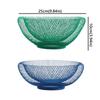 INS Style Iron Mesh Storage Tray Nordic Style Handmade Double-layer Fruit Basket Geometric Metal Fruit Tray Dining Table