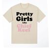 Красивые девушки, как Chief Keef принт футболки мужские и женские эстетические модные рэп футболки унисекс хип-хоп свободные уличная футболка