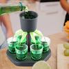 1 Set Separation Food Grade Practical Effective 6 Shot Beverage Whisky Games Drinking Tool Wine Pourer