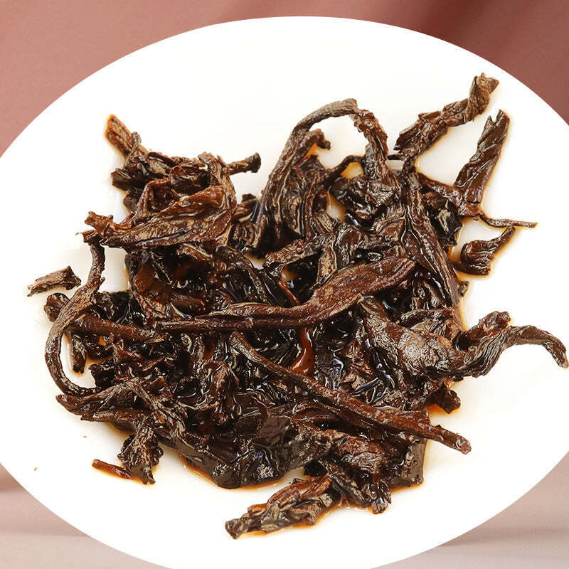 357 г выдержанный чай пуэр, лепешка из Юньнаньского крупнолистового пуэра, черный чай, выдержанный приготовленный чай пуэр