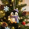 Декоративная вязаная фигурка, кукла ручной работы для детей, мягкая плюшевая игрушка лесного животного, связанная крючком, милый подвесной элемент, набитая кукла ручной вязки, уникальный подарок