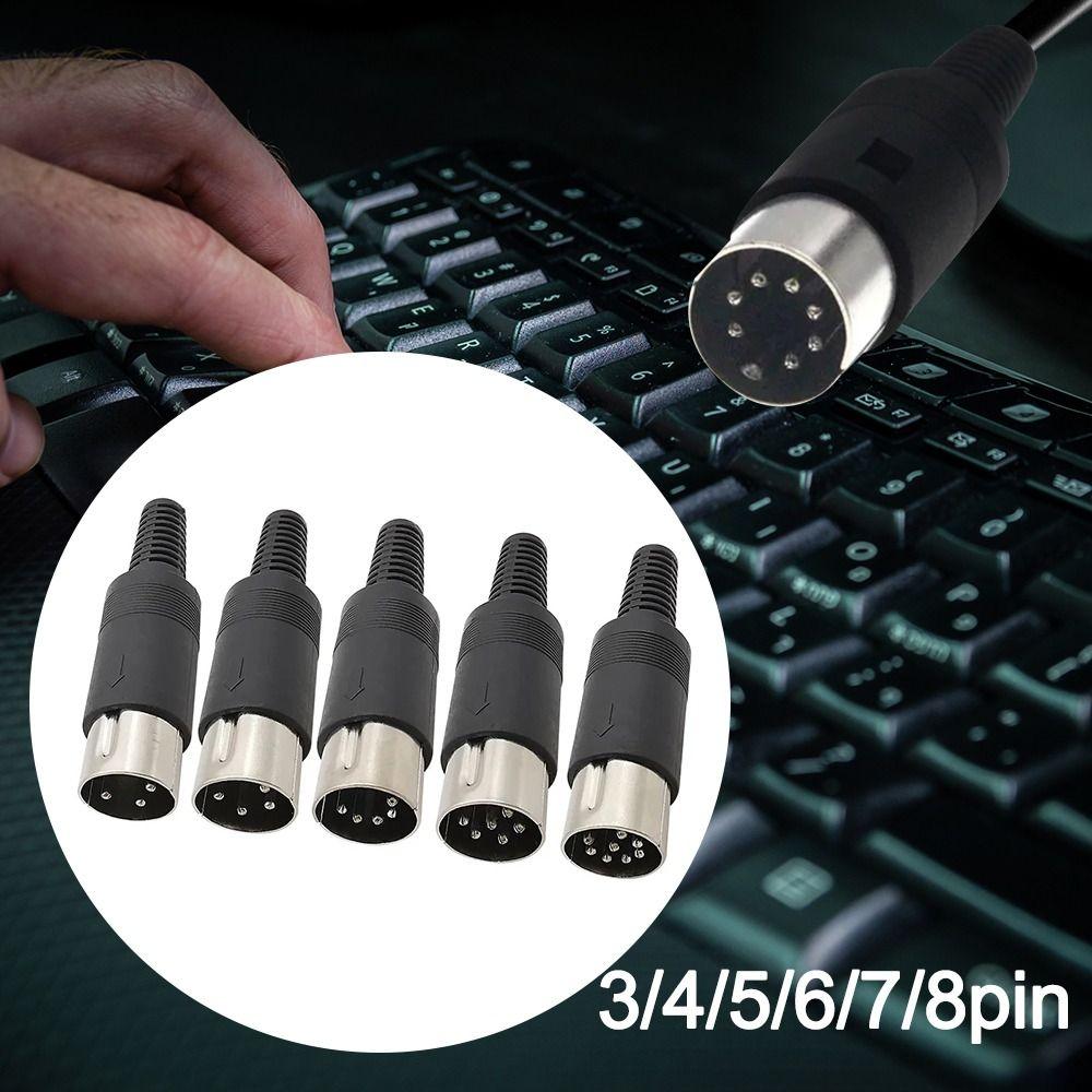Разъем питания MIDI, аудиоразъем AV, адаптер 3pin, 4pin, 5pin, 6pin, 7pin, 8-контактный разъем DIN