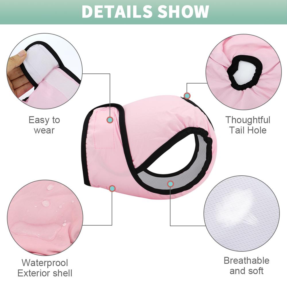 Многоразовые подгузники для собак, физиологические штаны, моющиеся шорты для девочек и собак, впитывающее нижнее белье для домашних животных, гигиенические трусики