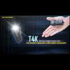 NITECORE Светодиодный брелок-фонарик T4K Type-C, перезаряжаемый, 4000 люмен, 4xCREE XP-12 V6, встроенный аккумулятор