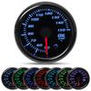 52mm 12V Professional Oil Temperature Gauge with 7 Colors Backlight 50-150℃  100~300℉ 1/8NPT Oil Temp Sensor Universal for Car