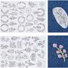 DIY Stitching Embroidery Paper Handmade Embroidery Crafts Stick Pattern Stabilizers  Beginners