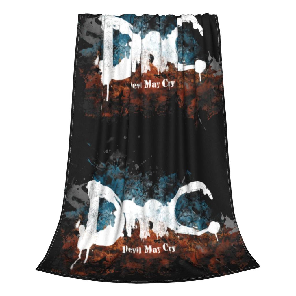 Game Vergil Dmc Blanket Devil May Cry Wool Funny Warm Throw Blanket for Home  Winter