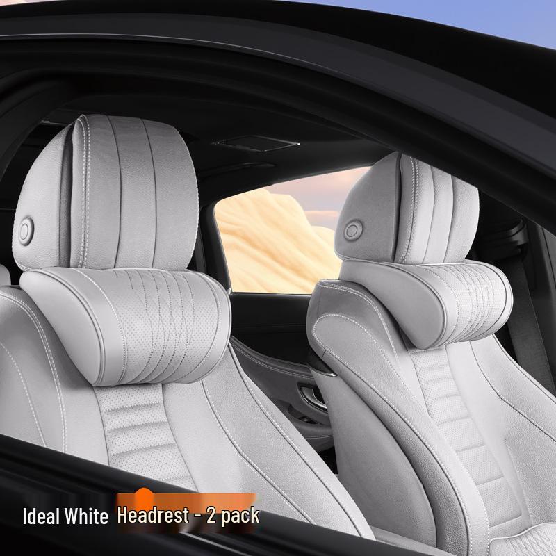 Jordani Premium Memory Foam Car Headrest & Lumbar Support Pillow