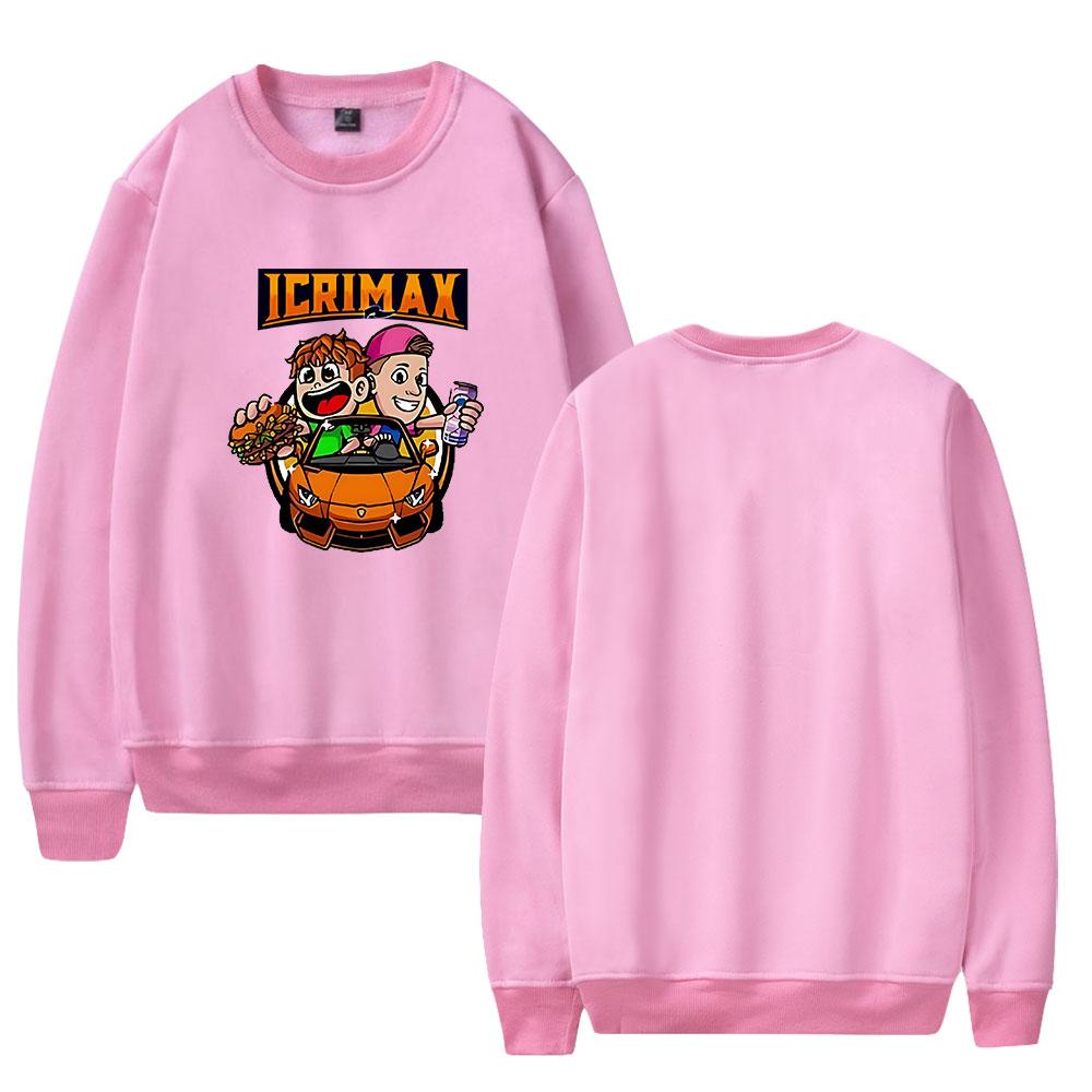 Icrimax Толстовки Мужские/Женские Harajuku Kawaii Пуловеры Y2k Унисекс Мультфильмы Толстовки Модные Топы Повседневная Одежда