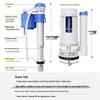 Универсальный ремкомплект для бачка унитаза Haili и кнопки смыва