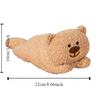 Large Capacity Bear Plush Pencil Case Cute Design Stationery Storage Bag Bear Plush Pen Bag  Office